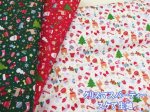 画像1: クリスマスパーティー　サンタクロース・クリスマス柄　スケア生地 (1)
