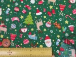 画像10: クリスマスパーティー　サンタクロース・クリスマス柄　スケア生地 (10)