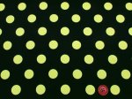 画像6: ブラックベース　蛍光カラー　ネオン　20mmドット　ドット・水玉柄　オックス生地 (6)