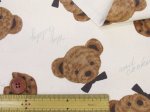 画像4: クマとクッキー　くま・チョコチップクッキー・動物柄　オックス生地 (4)