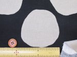 画像10: デザインドット　ドット・サークル柄　コットンリネンシーチング生地 (10)