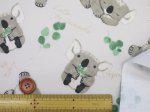 画像7: 可愛いコアラ コアラ・動物柄 オックス生地 ラミネート　つや消し (7)