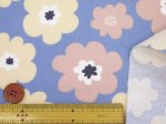 画像4: 新色追加!! ファンシーポップフラワー フラワー・花柄 オックス生地　ラミネート　つや消し (4)