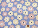 画像3: 新色追加!! ファンシーポップフラワー フラワー・花柄 オックス生地　ラミネート　つや消し (3)