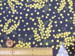 画像7: ミモザ 花・フラワー柄 オックス生地 ラミネート つや消し (7)