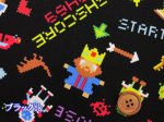 画像5: お気に入りシリーズ　ピクセルワールド ゲーム  恐竜 ロボット 王様ドット柄 オックス生地 (5)