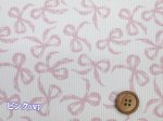 画像2: 細コール天 ナチュラルリボン リボン りぼん柄 コーデュロイ生地 (2)