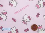 画像5: サンリオ ハローキティ ベーシックリボン柄　オックス生地 (5)