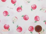 画像2: 可愛いりんご アップル・りんご柄 シーチング生地 コスモテキスタイル (2)