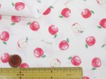 画像4: 可愛いりんご アップル・りんご柄 シーチング生地 コスモテキスタイル (4)