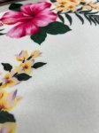 画像2: 訳あり特価!!　ハワイアン　ハイビスカス　【 大柄 】　ラミネート　つや消し (2)