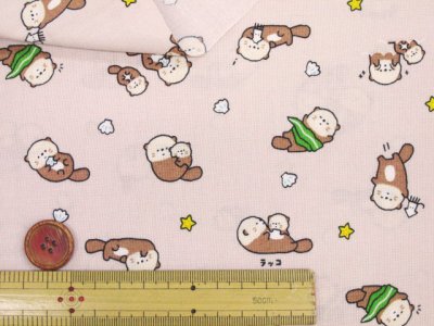 画像3: タコさんウインナー　おべんとう・おかず柄 シーチング生地　コスモテキスタイル