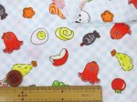 画像4: タコさんウインナー　おべんとう・おかず柄 シーチング生地　コスモテキスタイル (4)