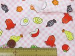 画像7: タコさんウインナー　おべんとう・おかず柄 シーチング生地　コスモテキスタイル (7)
