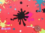 画像14: スプラッシュペイント　ペンキ・インク柄　オックス生地 (14)