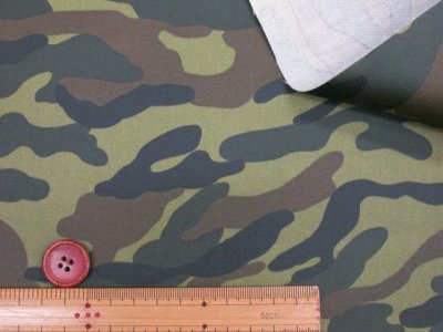 画像2: 迷彩 カモフラージュ 迷彩柄 ツイル生地 ラミネート つや消し