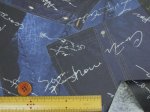 画像7: デニムパッチ英字 英字・デニム柄　オックス生地 ラミネート つや消し (7)