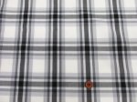 画像3: 先染め 上質 モノトーンチェック・格子柄　先染めブロード生地 (3)