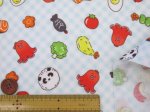 画像4: タコさんウインナー　おべんとう・おかず柄 シーチング生地 ラミネート つや消し　コスモテキスタイル (4)