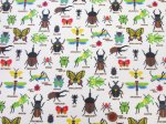 画像3: ドット絵 昆虫図鑑 カブトムシ・クワガタ・カマキリ・昆虫柄 オックス生地 ラミネート　つや消し (3)