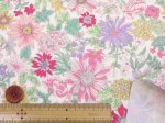 画像4: メモワールフラワー フラワー・花柄 ツイル生地 コットンこばやし　ラミネート　つや消し (4)