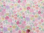 画像3: メモワールフラワー フラワー・花柄 ツイル生地 コットンこばやし　ラミネート　つや消し (3)