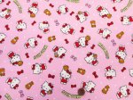 画像6: HELLO KITTY リボンドット柄　オックス生地 (6)