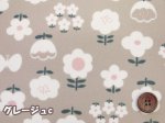 画像5: ポップガーデン ちょうちょう お花 フラワー・花柄　オックス生地　ラミネート　つや消し (5)