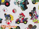 画像2: マリオカートワールド　マリカー柄　オックス生地 (2)