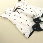 画像17: 現品限りの２０％オフ!! 可愛い!!　刺繍生地　チェリー柄　ソフトブロード生地 (17)