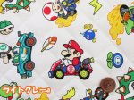 画像2: マリオカートワールド　マリカー柄　オックス生地 半針キルト (2)