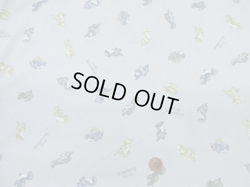 画像6: ベビーダイナソー 恐竜柄 シーチング生地　コスモテキスタイル (6)