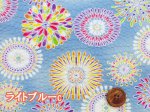 画像2: 夏の花火大会　花火柄　リップル生地 (2)