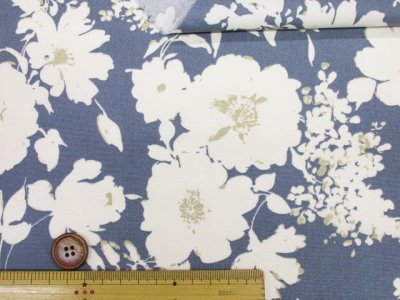 画像2: moda Arabesque ボタニカルフラワー・花柄　USAコットン　シーチング生地