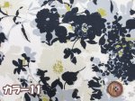 画像2: moda Arabesque ボタニカルフラワー・花柄　USAコットン　シーチング生地 (2)