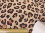 画像7: 140m幅　ヒョウ レオパード アニマル柄 合皮レザー生地　合皮 フェイクレザー (7)