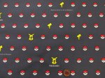画像3: ポケットモンスター モンスターボール ピカチュウ柄 シーチング生地 (3)