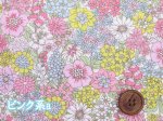 画像2: スプリングフラワー　フラワー・花柄 ブロード生地 (2)