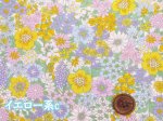 画像8: スプリングフラワー　フラワー・花柄 ブロード生地 (8)