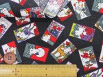 画像7: 猫札　カード・花札・ネコ・ねこ・和柄　ドビー生地 (7)