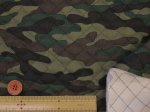 画像4: 迷彩 カモフラージュ 迷彩柄 ツイル生地 全針キルト生地 (4)