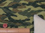 画像7: 迷彩 カモフラージュ 迷彩柄 ツイル生地 全針キルト生地 (7)