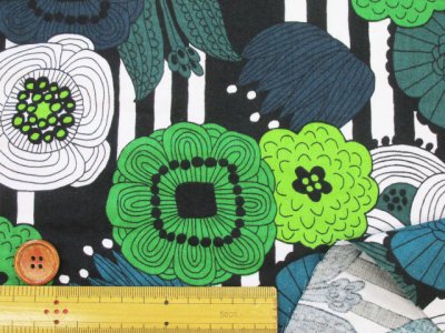 画像1: 昨年の完売柄が新しくなって再登場!!　ノルディックブルームライン フラワー・花柄 サテン生地 エアータンブラー加工