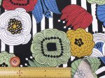 画像7: 昨年の完売柄が新しくなって再登場!!　ノルディックブルームライン フラワー・花柄 サテン生地 エアータンブラー加工 (7)