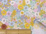 画像10: スプリングフラワー　フラワー・花柄 ブロード生地 ラミネート つや消し (10)