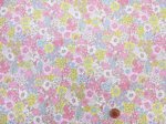 画像3: スプリングフラワー　フラワー・花柄 ブロード生地 ラミネート つや消し (3)