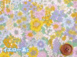 画像8: スプリングフラワー　フラワー・花柄 ブロード生地 ラミネート つや消し (8)