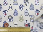 画像4: ひょうたん猫　ネコ・ねこ・和柄　ドビー生地 ラミネート つや消し (4)