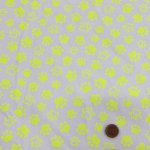 画像6: 蛍光カラー　犬のあしあと　肉球柄　オックス生地 (6)