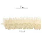 画像4: 可愛い♪ ネロリローズ　フリルチュールテープ　50mm幅×1.3mカット (4)